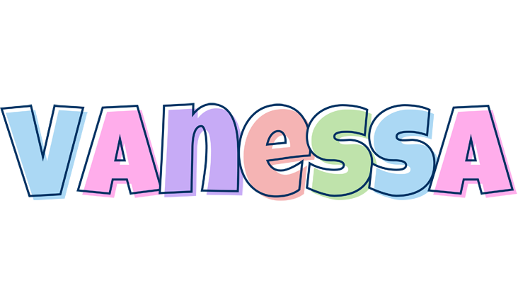 Vanessa pastel logo