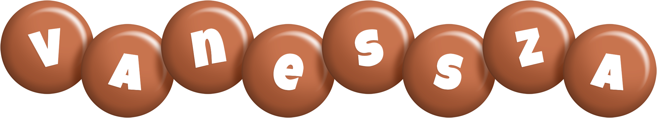 Vanessza candy-brown logo