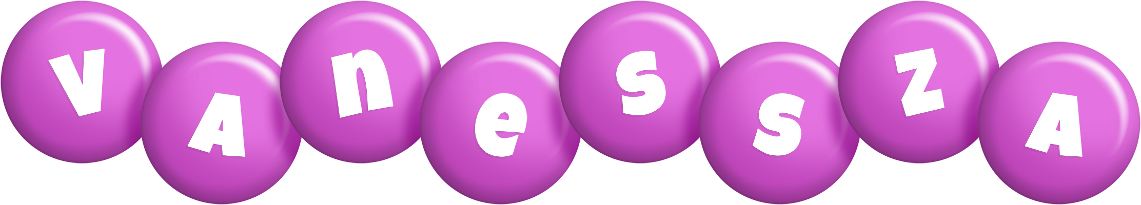 Vanessza candy-purple logo