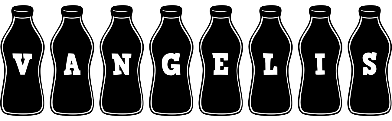 Vangelis bottle logo