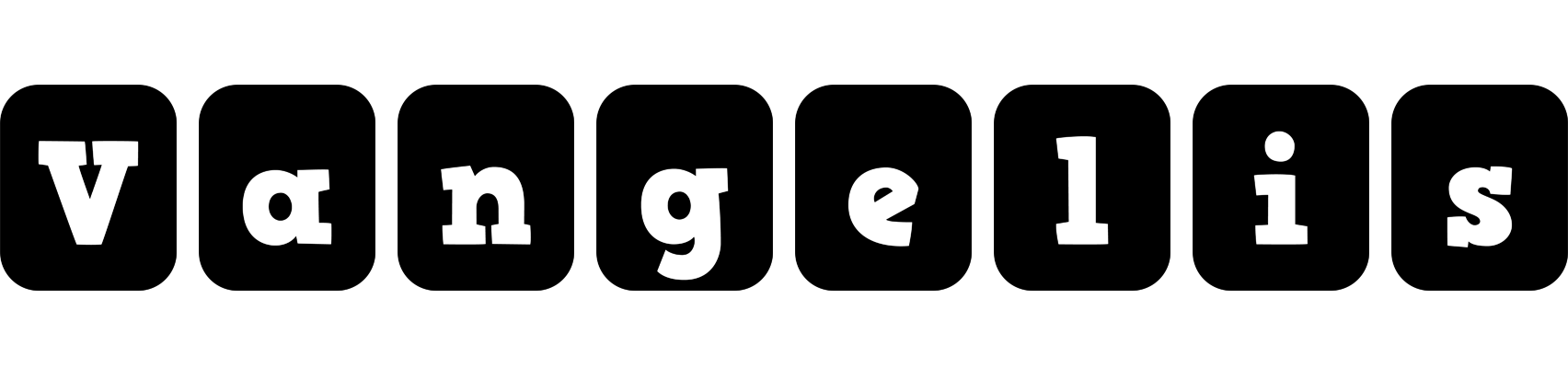 Vangelis box logo