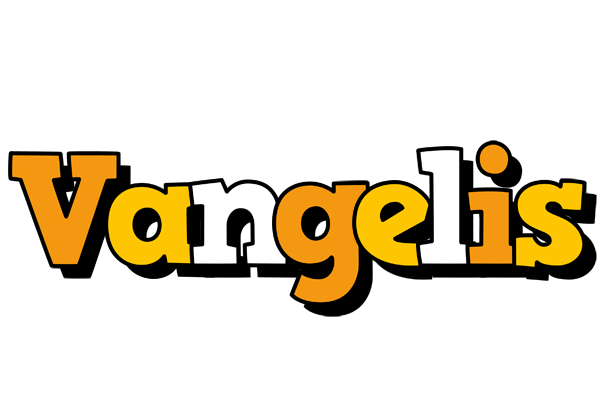 Vangelis cartoon logo