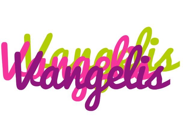 Vangelis flowers logo