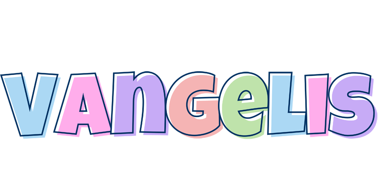 Vangelis pastel logo