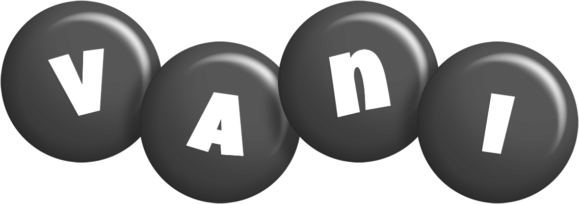 Vani candy-black logo
