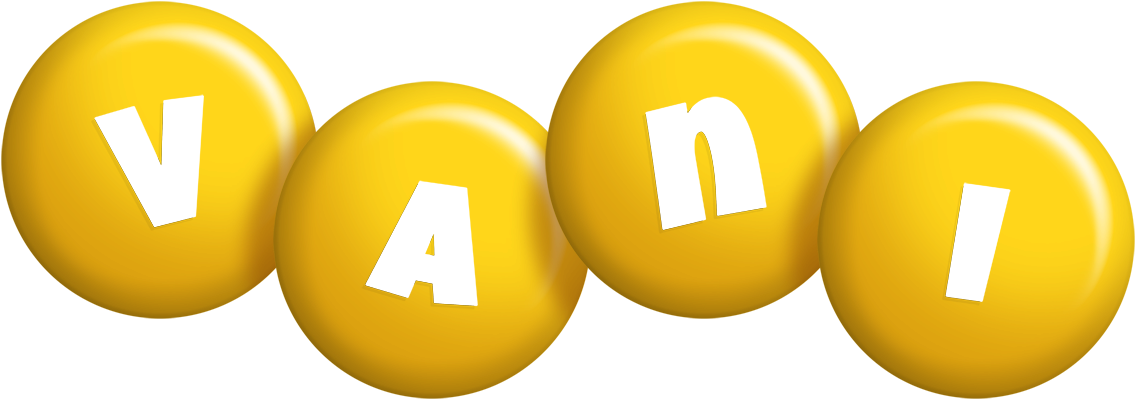 Vani candy-yellow logo