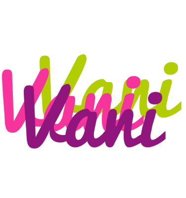 Vani flowers logo