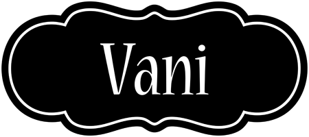 Vani welcome logo