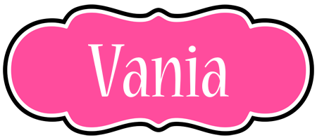 Vania invitation logo