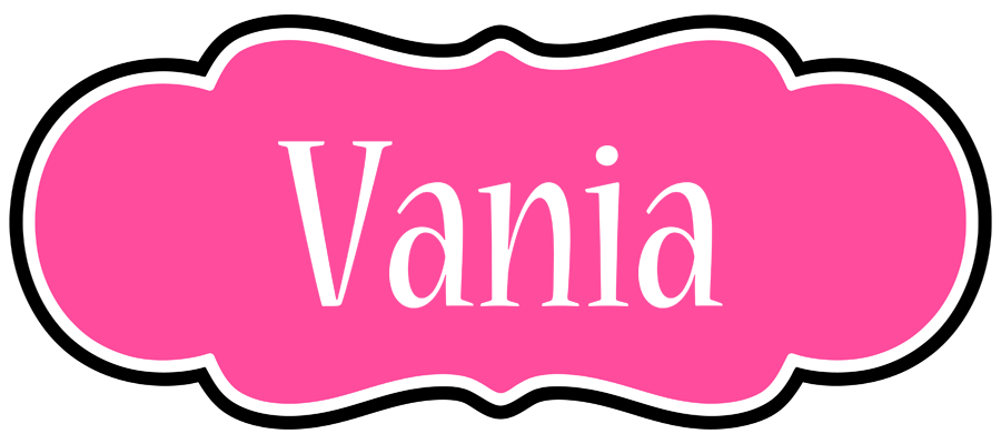 Vania invitation logo