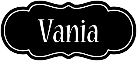 Vania welcome logo