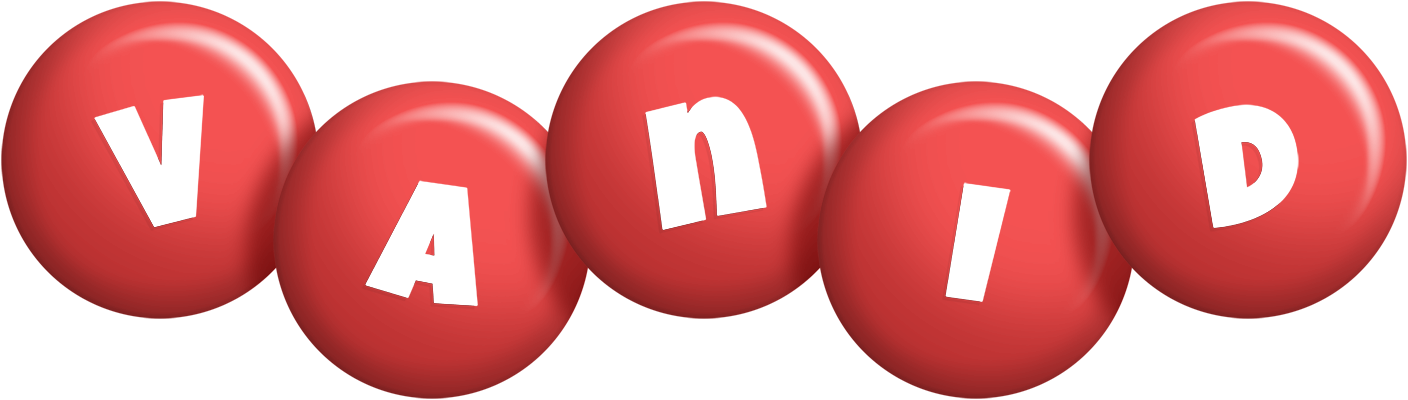Vanid candy-red logo