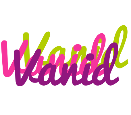 Vanid flowers logo