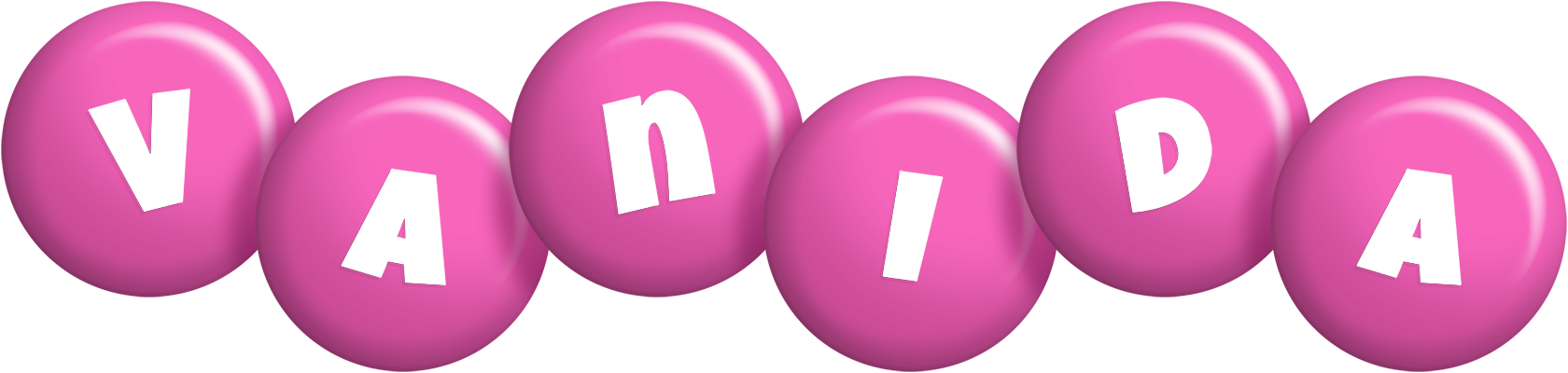 Vanida candy-pink logo