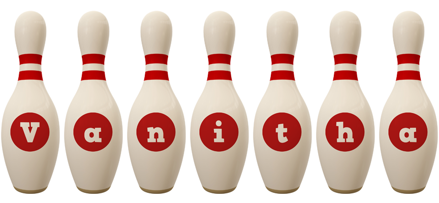 Vanitha bowling-pin logo