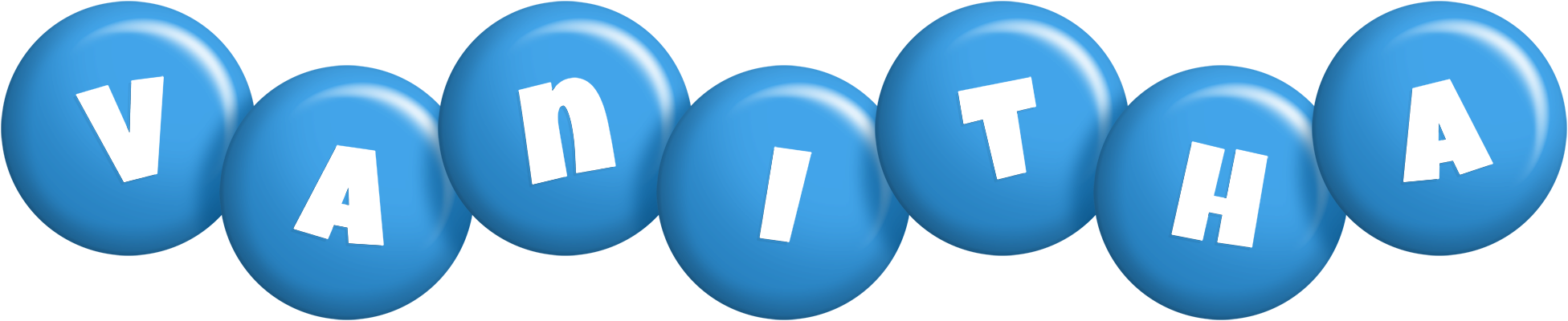 Vanitha candy-blue logo