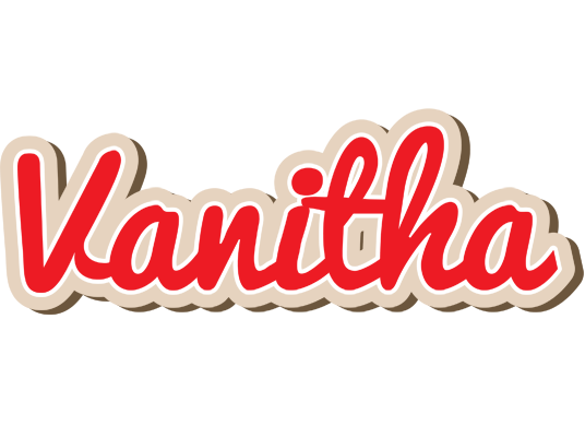 Vanitha chocolate logo
