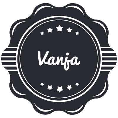 Vanja badge logo