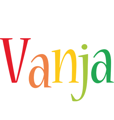 Vanja birthday logo