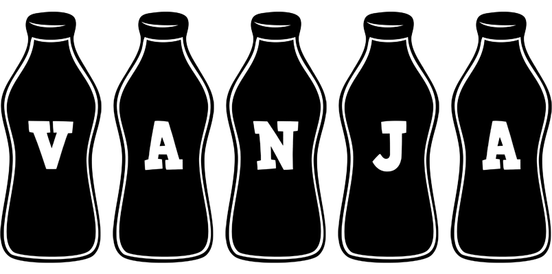 Vanja bottle logo