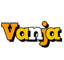 Vanja cartoon logo