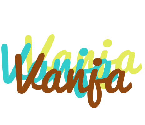 Vanja cupcake logo