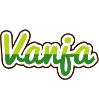 Vanja golfing logo