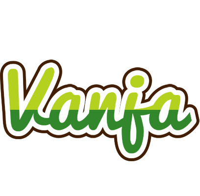 Vanja golfing logo