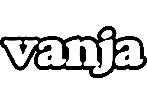 Vanja panda logo