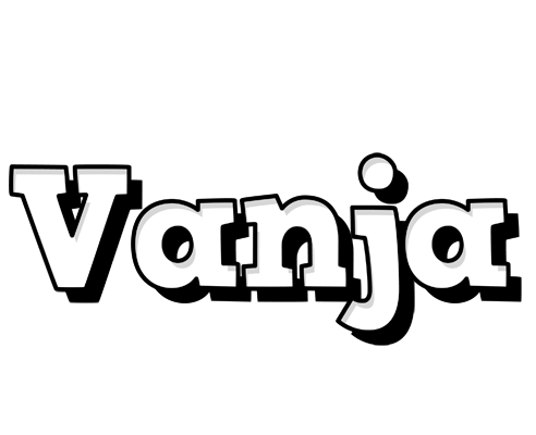Vanja snowing logo