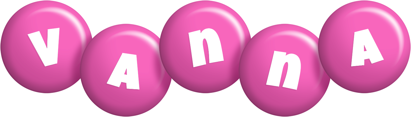 Vanna candy-pink logo