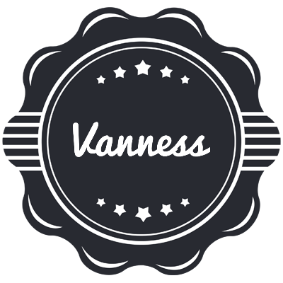 Vanness badge logo
