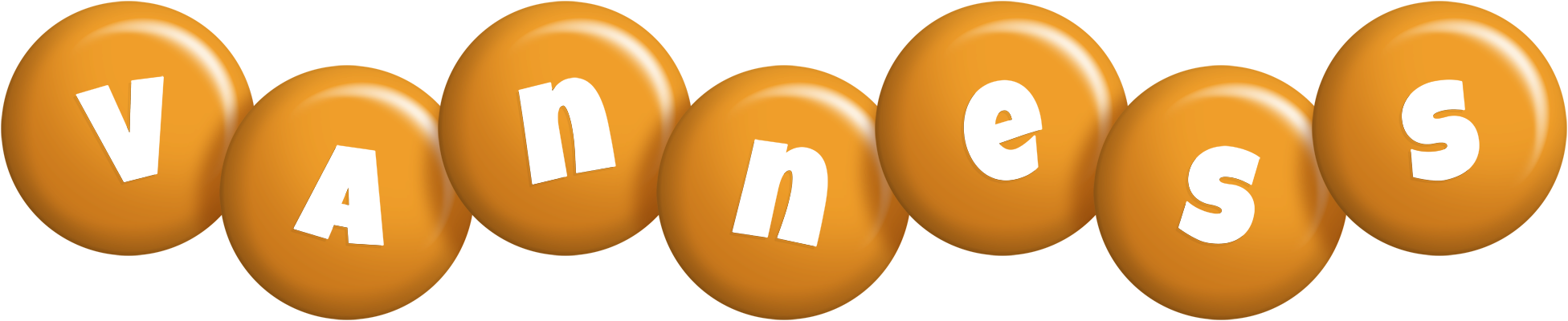 Vanness candy-orange logo