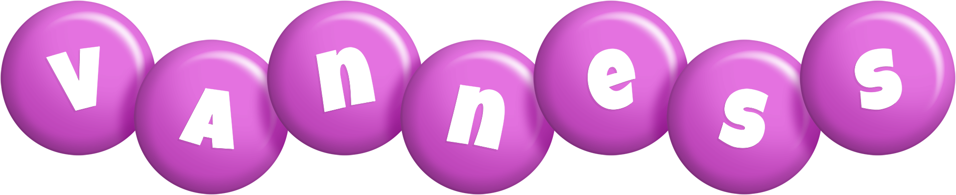 Vanness candy-purple logo
