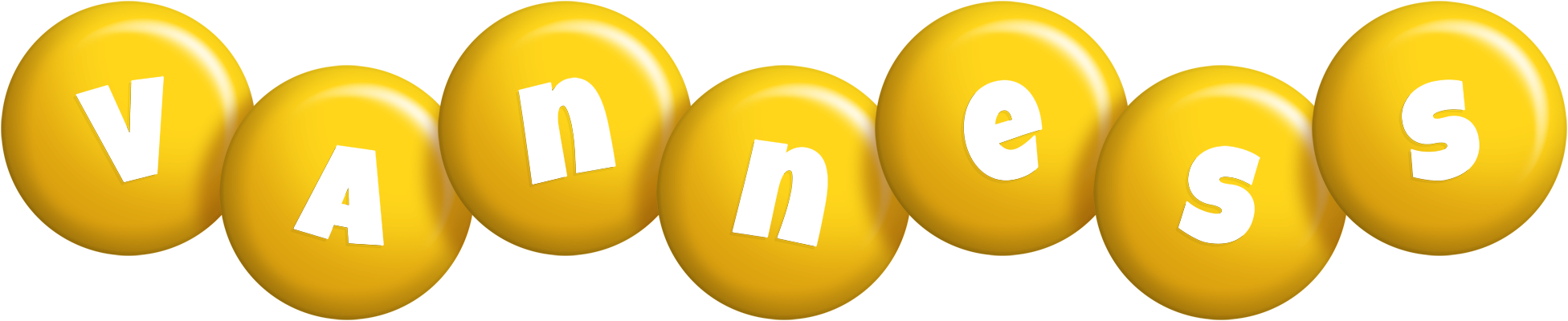 Vanness candy-yellow logo