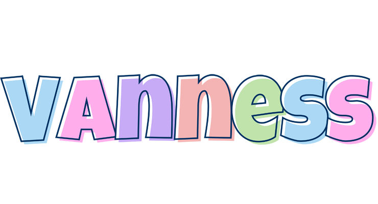 Vanness pastel logo