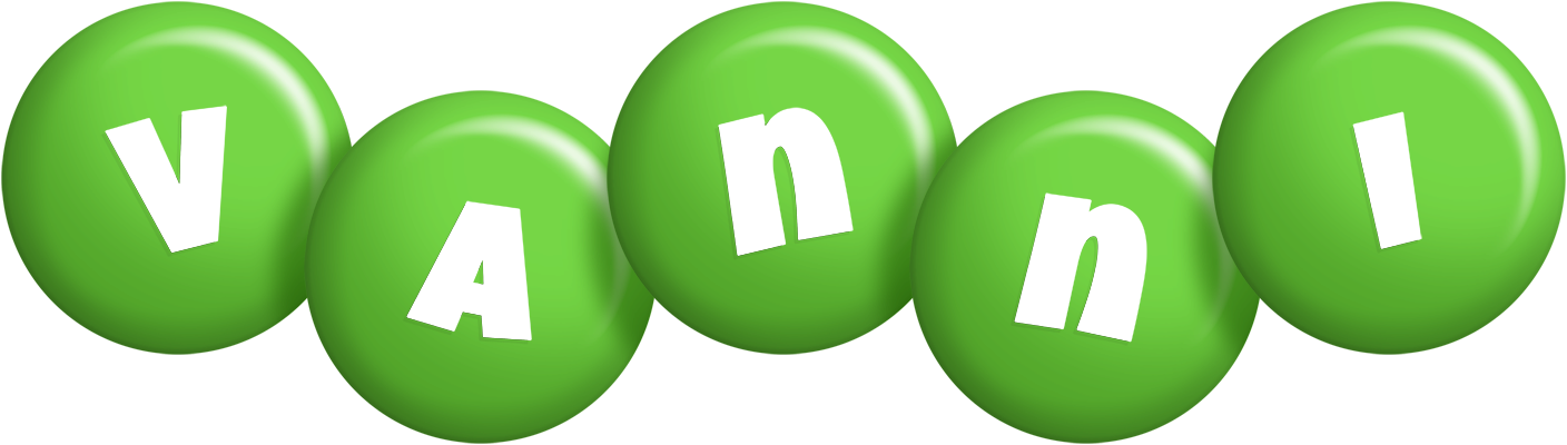Vanni candy-green logo