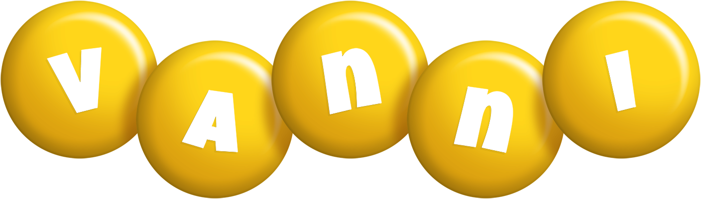 Vanni candy-yellow logo