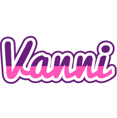 Vanni cheerful logo