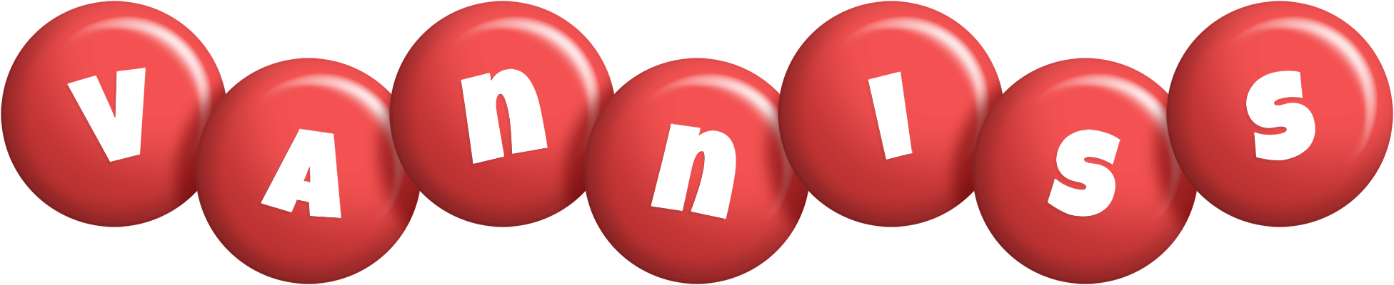 Vanniss candy-red logo