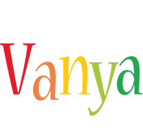 Vanya birthday logo