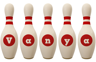 Vanya bowling-pin logo