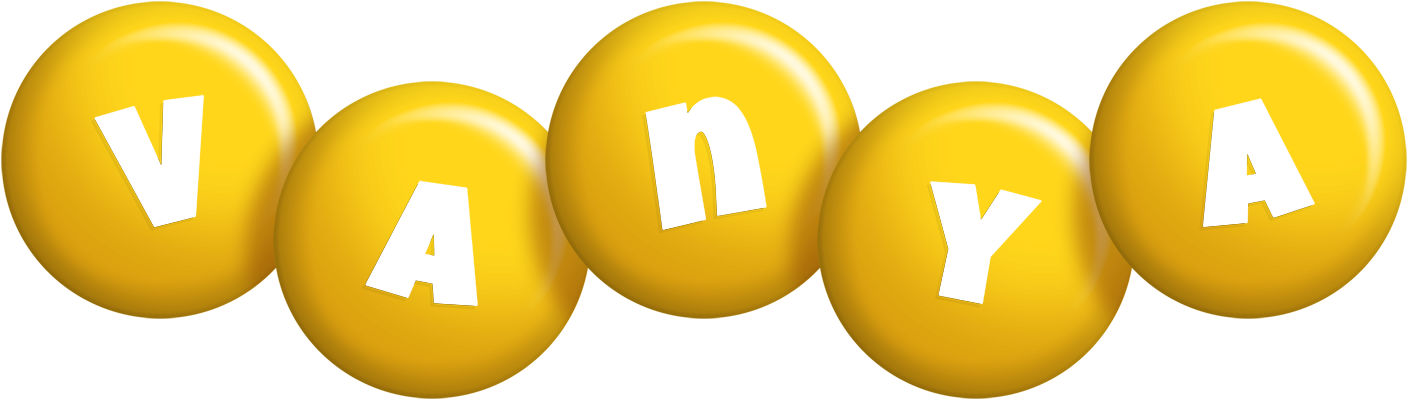 Vanya candy-yellow logo
