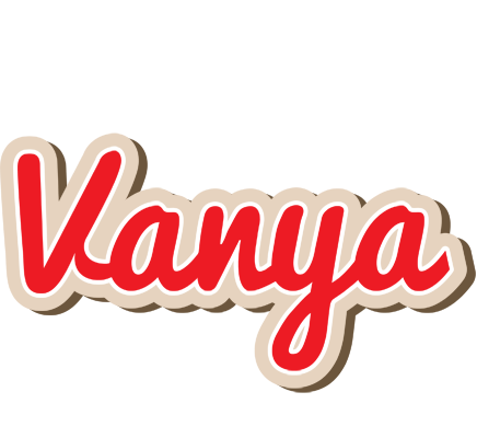Vanya chocolate logo