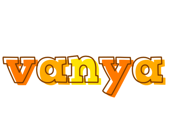 Vanya desert logo