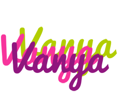 Vanya flowers logo