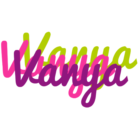 Vanya flowers logo