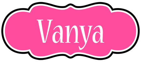 Vanya invitation logo