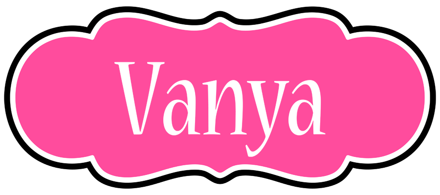 Vanya invitation logo