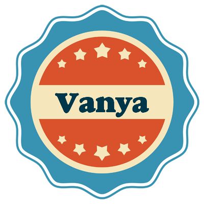 Vanya labels logo